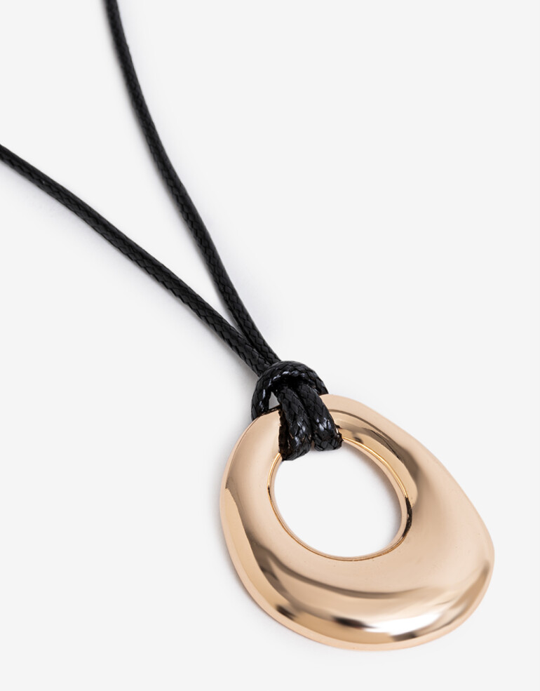 Collares Largos Metal Collar Largo Metal Bañado En Oro - Dorado