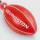 Llavero Pelota Rojo Claro