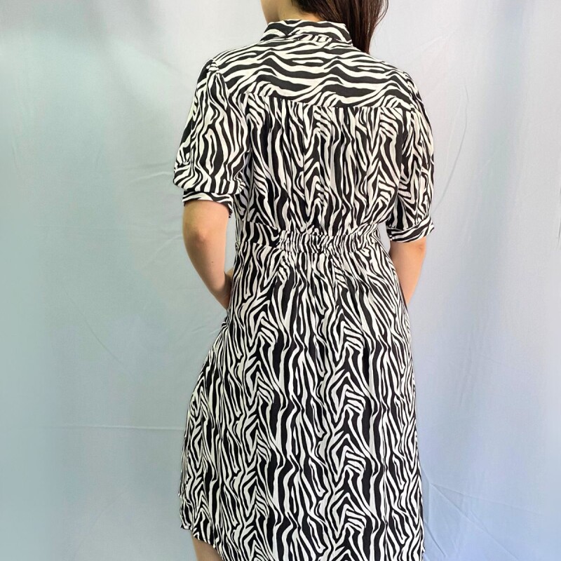 Vestido Caliza Black/white