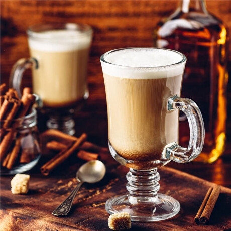 Jarra Para Cafe Vaso Capuccino Caja 6 unidades Citinova Transparente