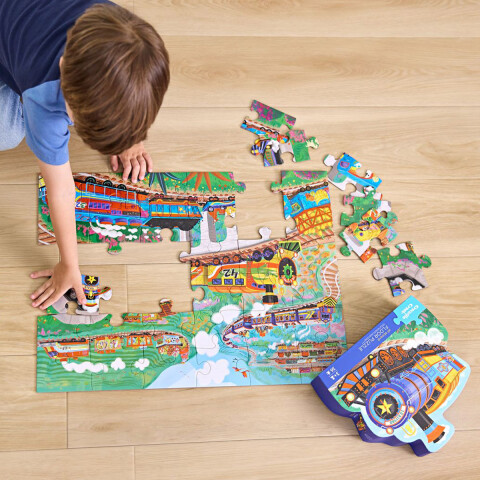 Puzzle Crocodile Creek 36 Piezas 45 x 60 cm TREN