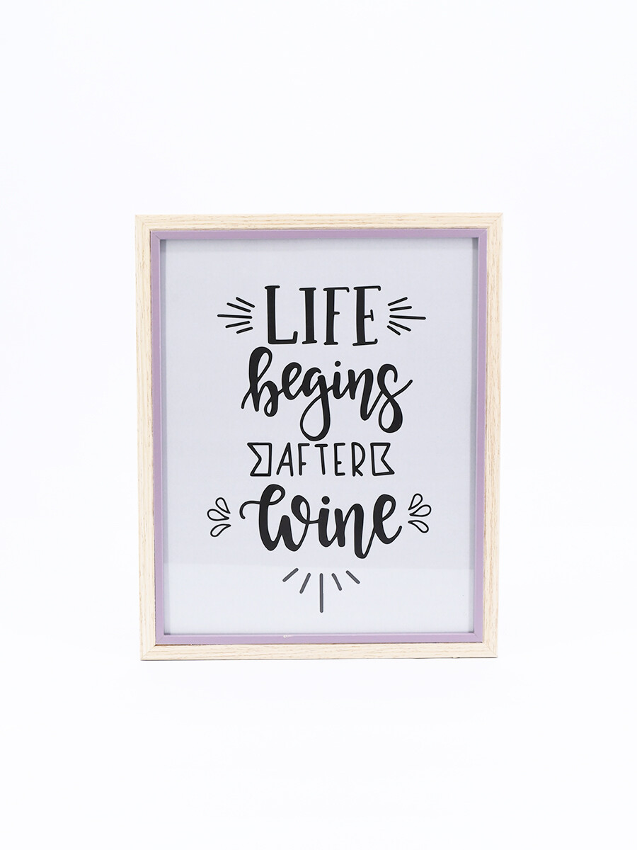 CUADRO FRASE - ESTAMPADO 1 