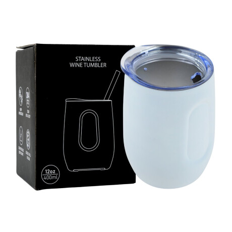 Vaso de acero doble pared con tapa 400ml Vaso de acero doble pared con tapa 400ml