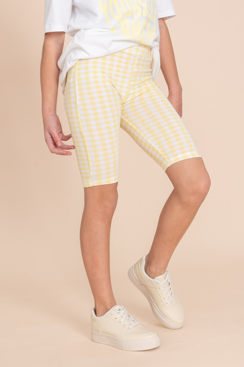 Legging corta Amarillo