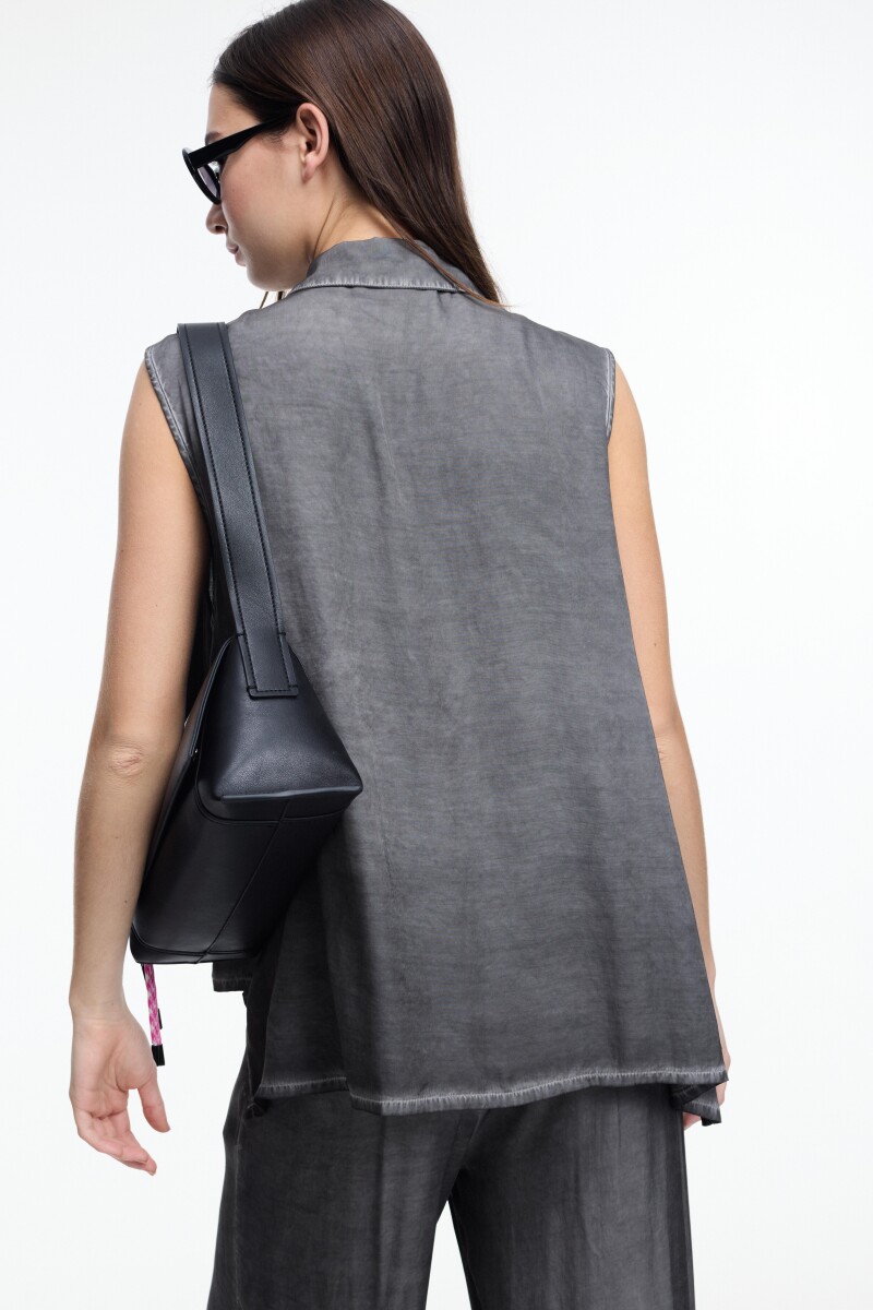 CAMISA IRREGULAR Gris