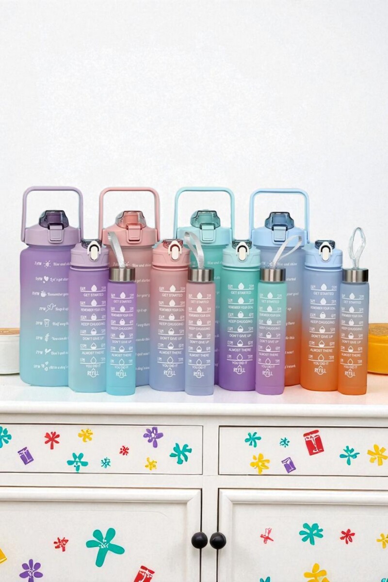 Botellas plasticas - pack x 3 