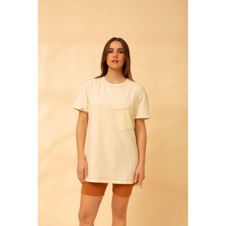 Vestido Poquet Manteca
