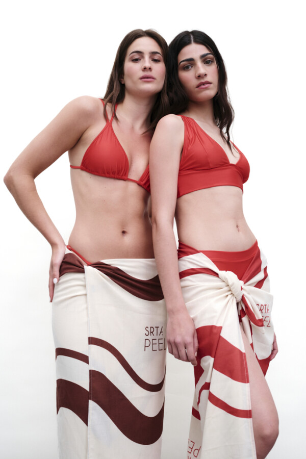 Lona - Pareo Srta Peel Rojo