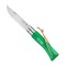 Navaja 2205 N°7 inoxidable colores Verde