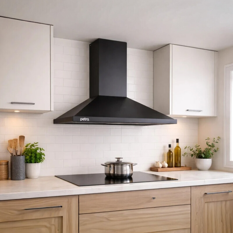 Campana Extractora De Cocina Petra 90cm Premium C/kit Instal Negro Campana Extractora De Cocina Petra 90cm Premium C/kit Instal Negro