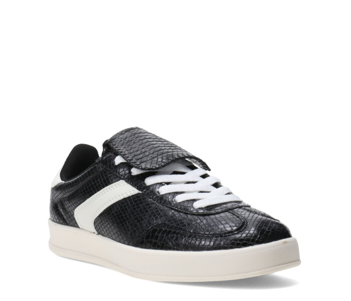 Championes de Mujer Miss Carol VALETTA acordonado Negro