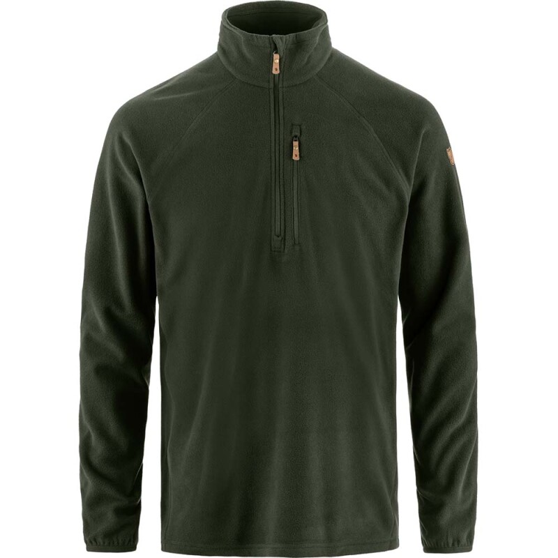 Casaca Fjallraven Ovik Lite Fleece Half Zip M Hombre Deep Forest