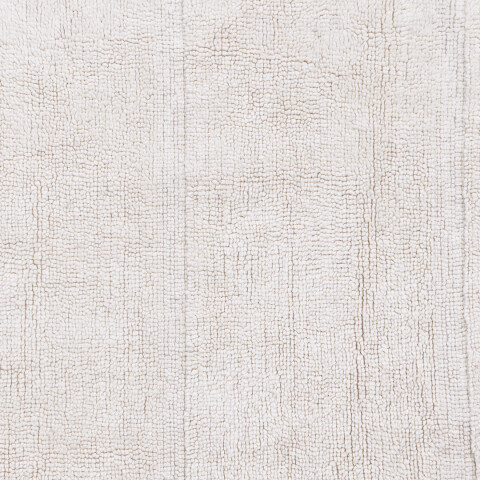 Alfombra lavable de lana Steppe Blanca - L