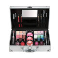 Valija De Maquillaje Grande Con Cosmeticos Incluidos Plateado