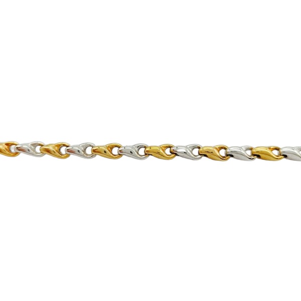 Pulsera Eslabones-Oro bajo-Sin Piedra-PU8004 sinpiedra