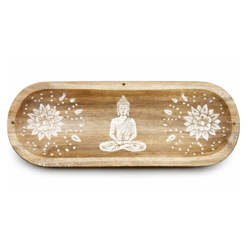PORTAINCIENSO PLATO DE MADERA Portaincienso Plato De Madera
