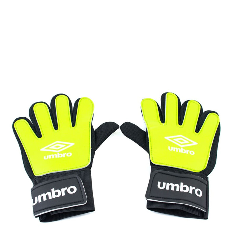 Guantes Umbro Golero Verde Lima - Negro - Blanco