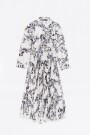VESTIDO CAMISERO PLISADO Gris