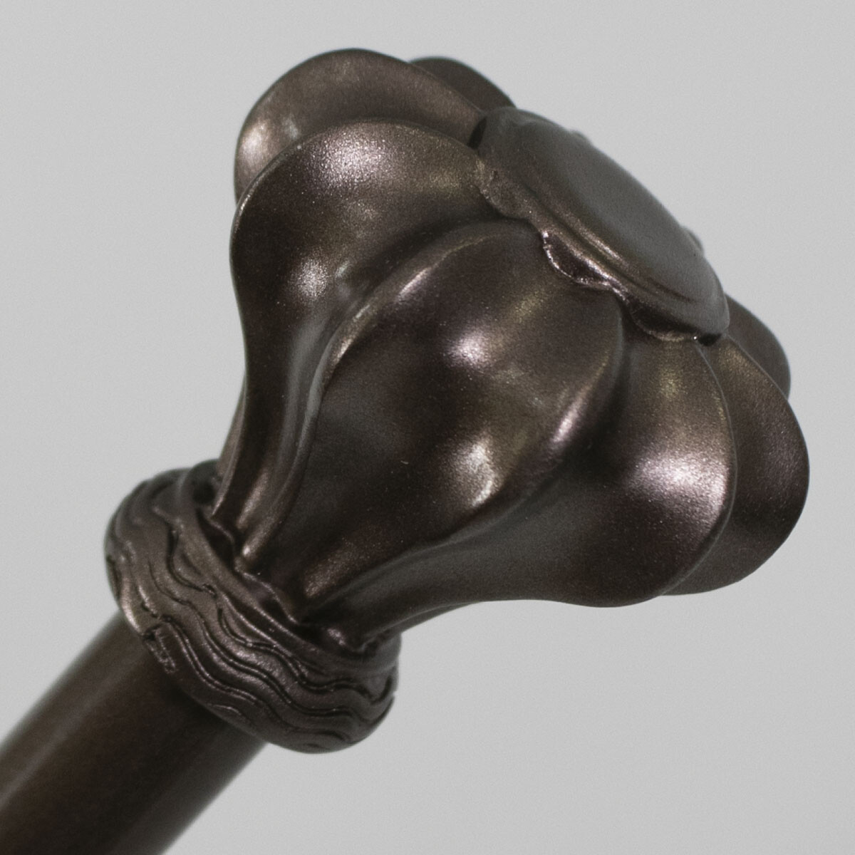 VARA METAL BRONCE P/CORTINA 218-304.8CM 