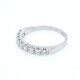 Anillo oro 18k blanco y brillantes Anillo oro 18k blanco y brillantes
