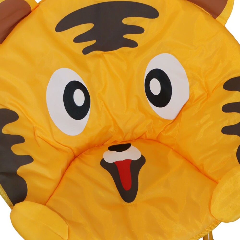 Silla Honguito Infantil Plegable de Metal Tigre