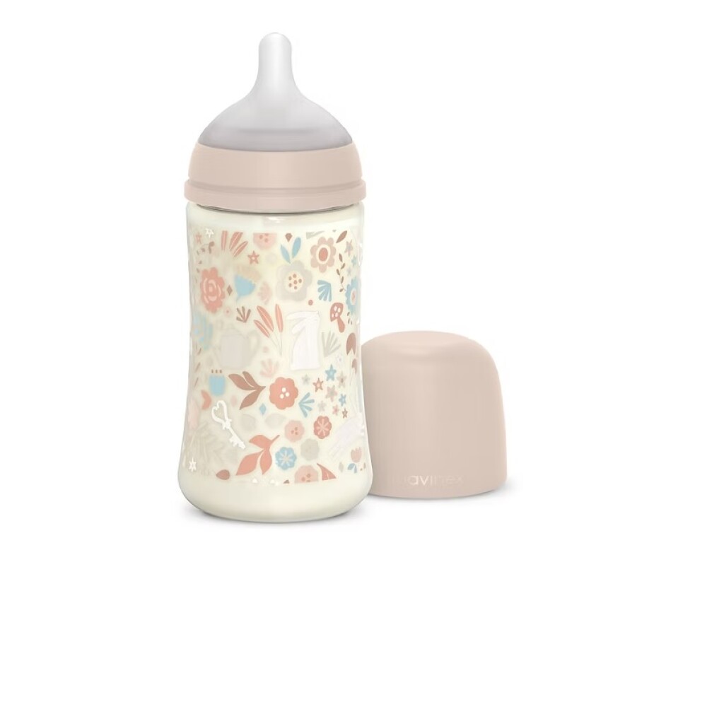 Biberón fisiológico 270ml Suavinex Rosa wonder