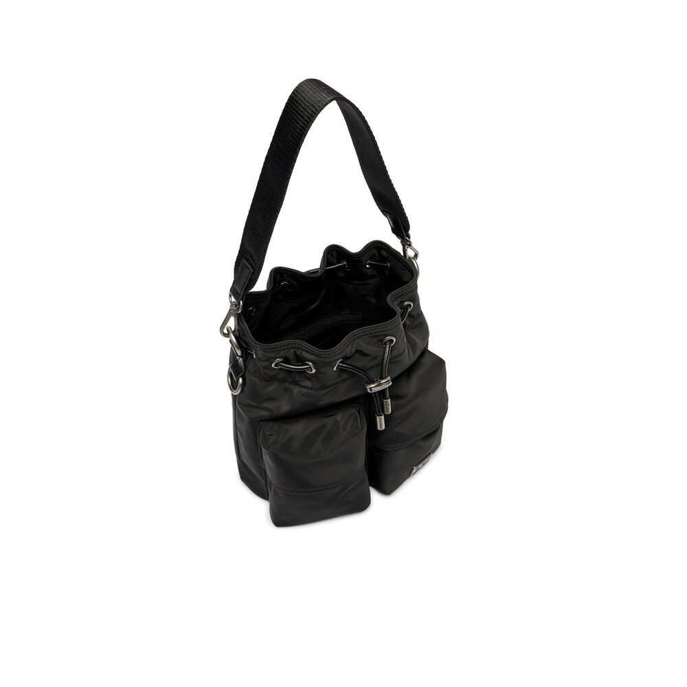 Maletines Urbano Unisex Multi-Pkts Bucket X Shoulder Bag Negro