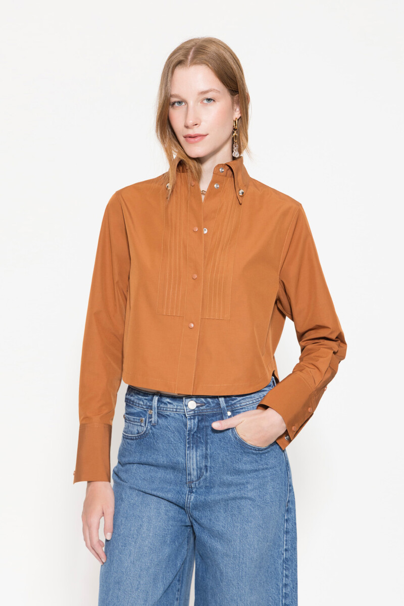CAMISA LISBOA Caramelo