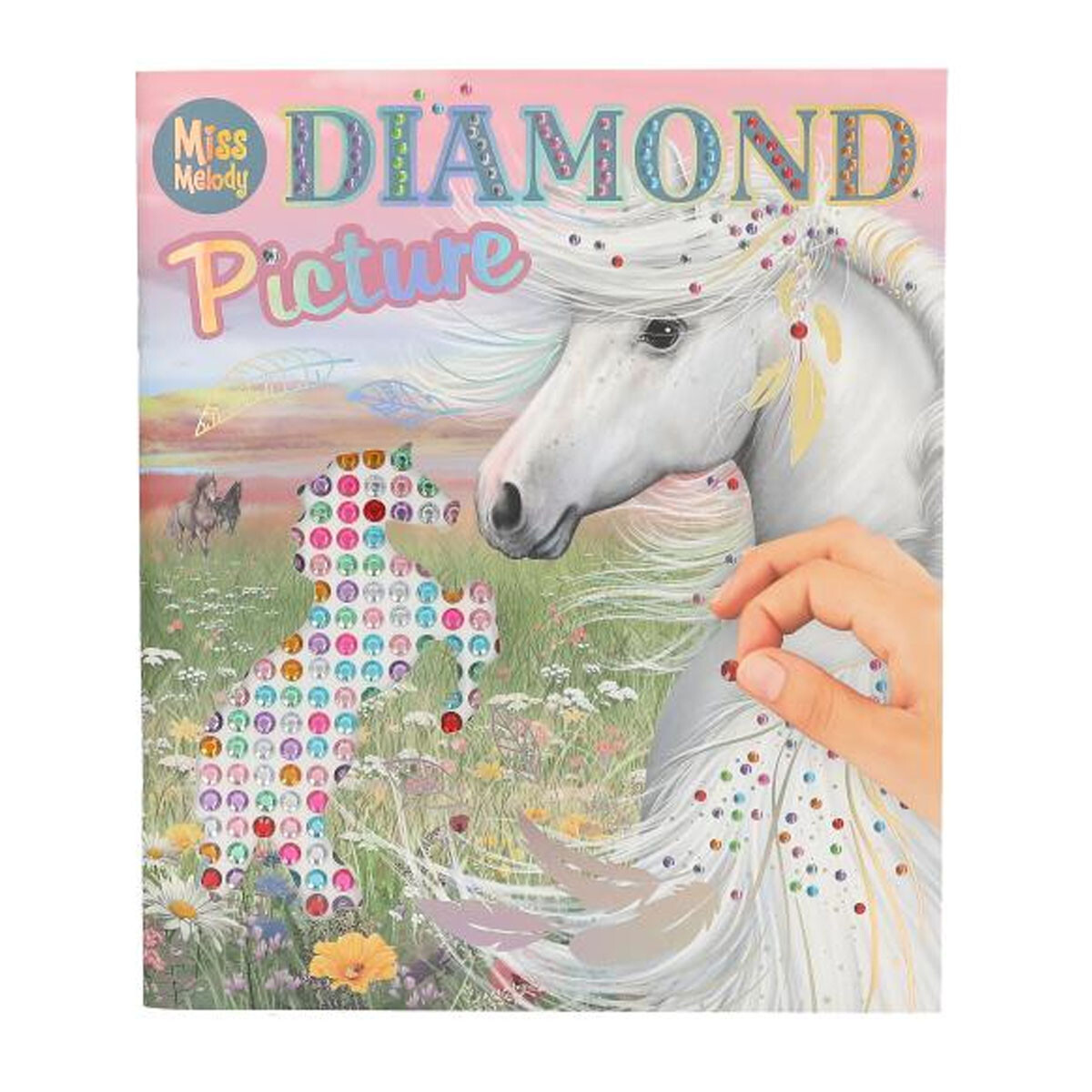 Crea tu libro de sticker de diamantes Miss Melody Top Model 