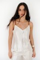 MUSCULOSA LINO GLOW PLATA