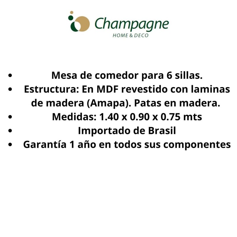 MESA COMEDOR - LACA BLANCA - VIDRIO BLANCO MESA COMEDOR - LACA BLANCA - VIDRIO BLANCO