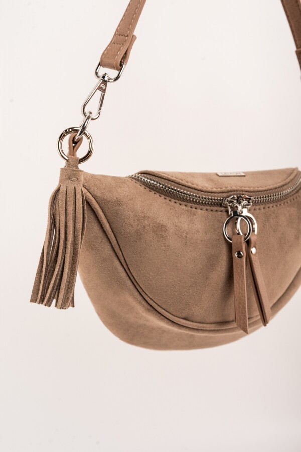 Cartera Gamuza Vegana Arena