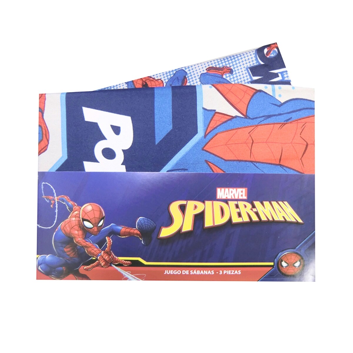 Juego Sábanas Infantil Spiderman 1 Plaza Microfibra 