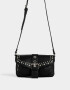 Bandoleras Boho Bandolera Con Tachas - Negro