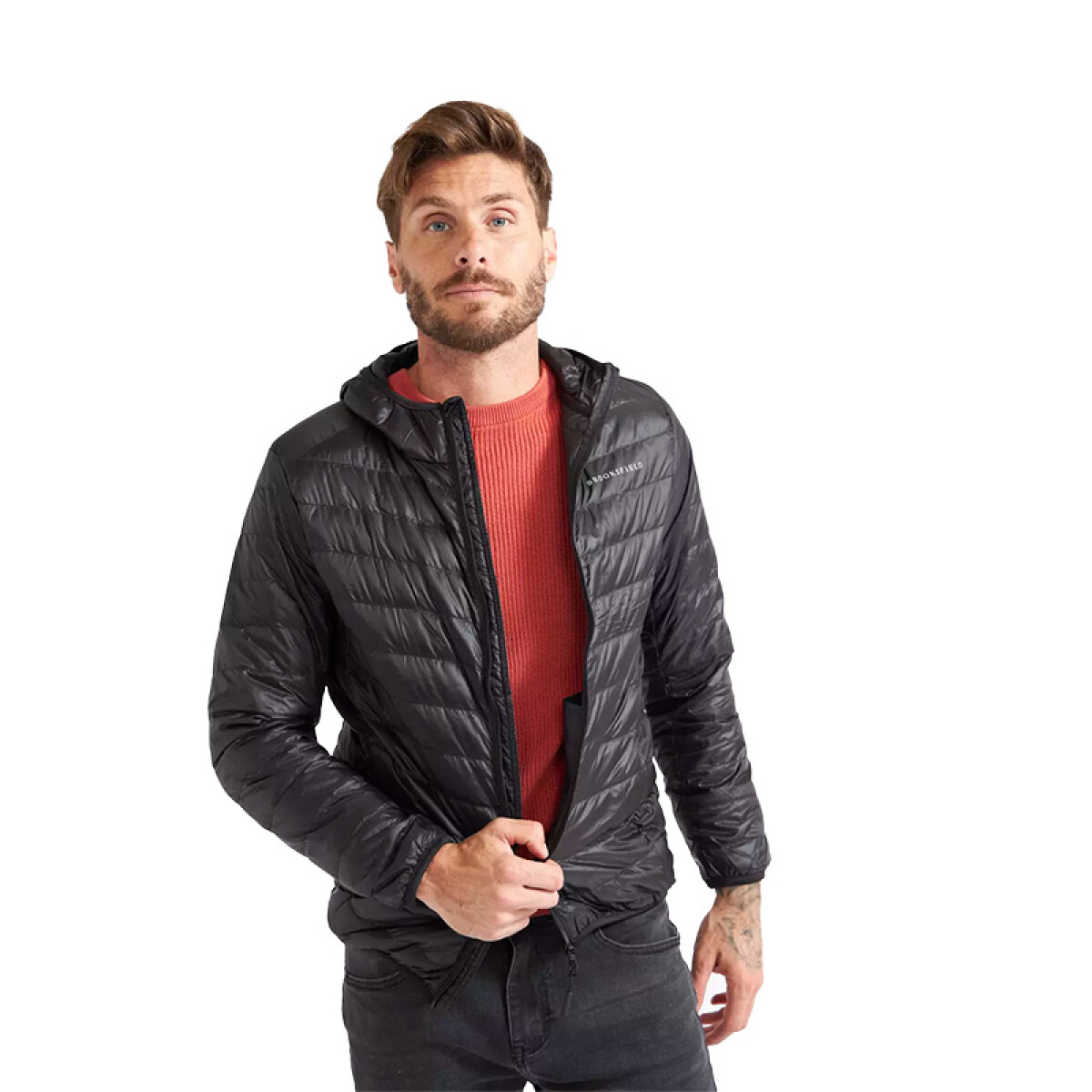 Campera Brooksfield Francis de Hombre - 2450709I - Negro 