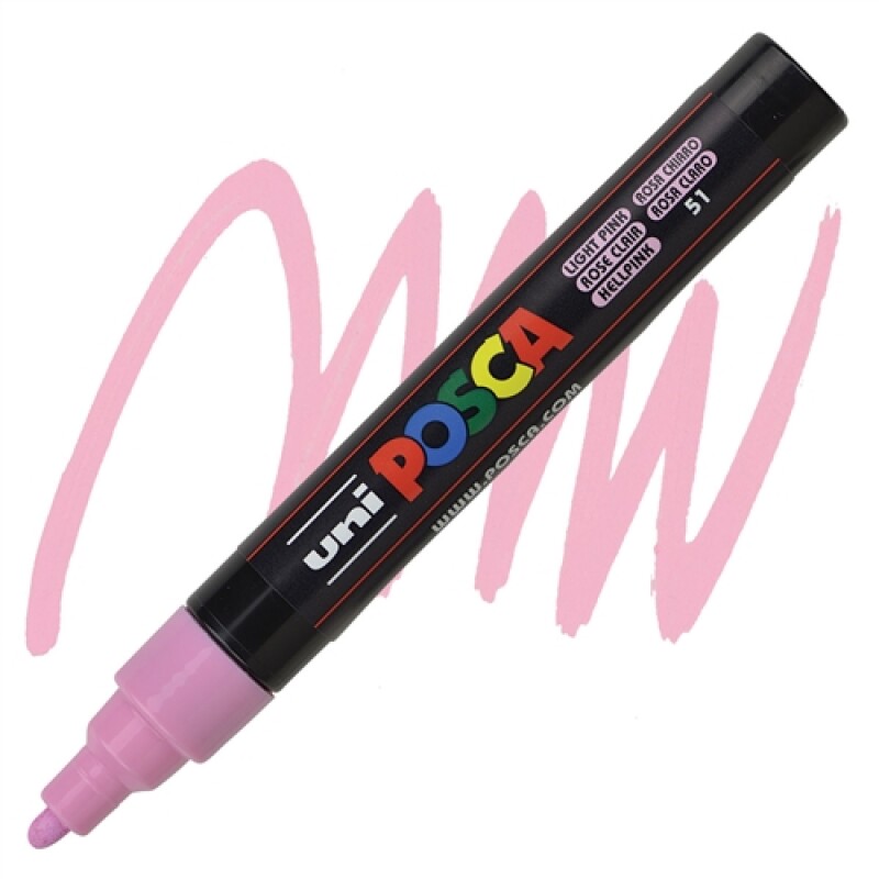 Marcador Uni Posca 2,5Mm Rosado Pastel #MARCADOR UNI POSCA 2,5MM ROSADO PASTEL