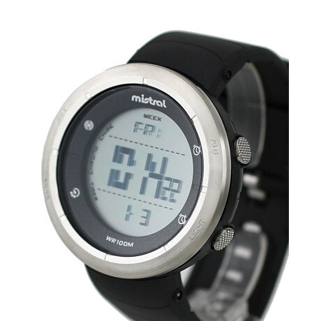 Reloj Mistral Deportivo Silicona Negro 0