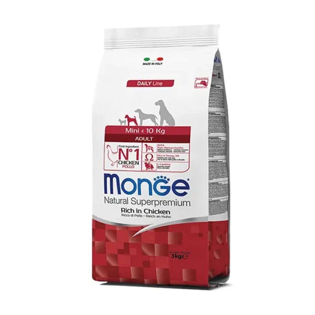 MONGE MONOPROTEINA PERRO MINI ADULT LAMB 2.5 kg - Monge Monoproteina Perro Mini Adult Lamb 2.5 Kg 