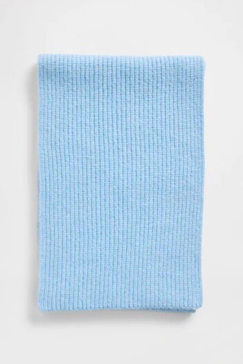 Bufanda Cozy Rib Mujer Wind Blue
