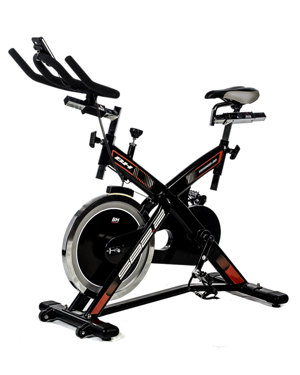 Bicicleta de spinning profesional BH Fitness SB 2.2 freno por fricción y display 
