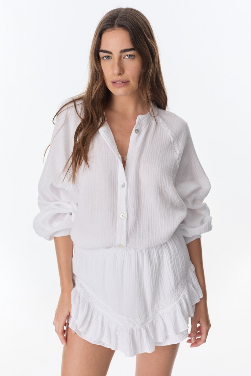 Short/Pollera Kai - Blanco 