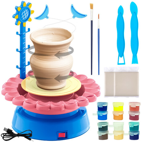Set Máquina P/ Arcilla Completo Artesanías Infantil Jug026001