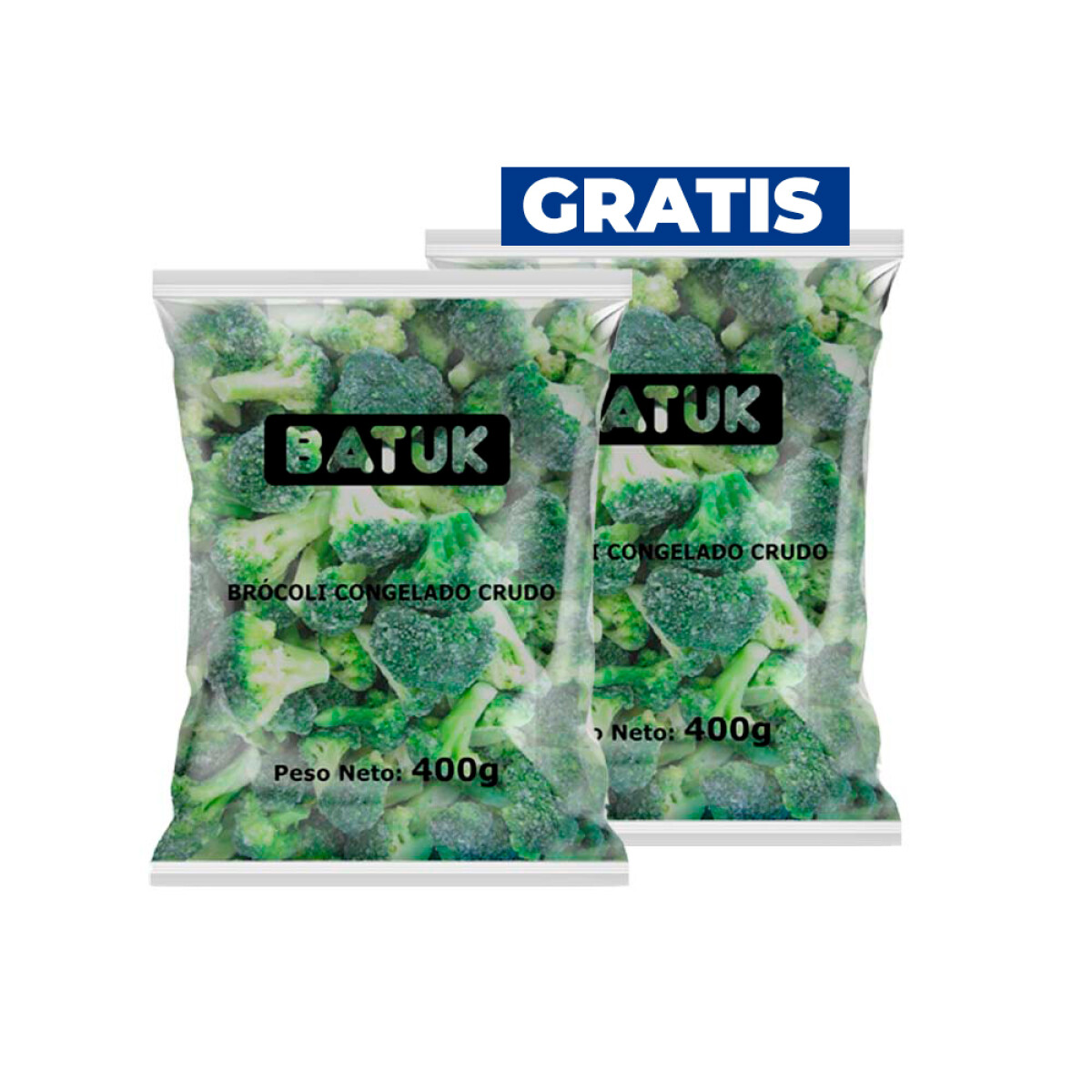 1 Brocoli Batuk 400 Gs + Un Brocoli Batuk 400 Gs De Regalo 