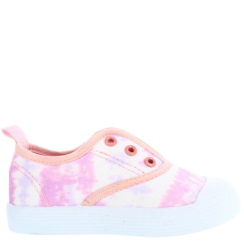 Championes Infantiles Croco Kids SPAR con elástico sin cordones Rosado - Blanco