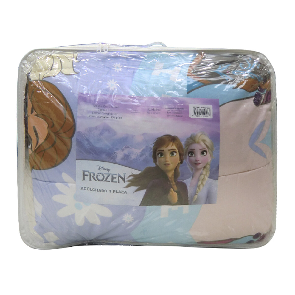 Acolchado Infantil Forzen 1 Plaza 100% Microfibra Diseños Surtidos - CORAL 