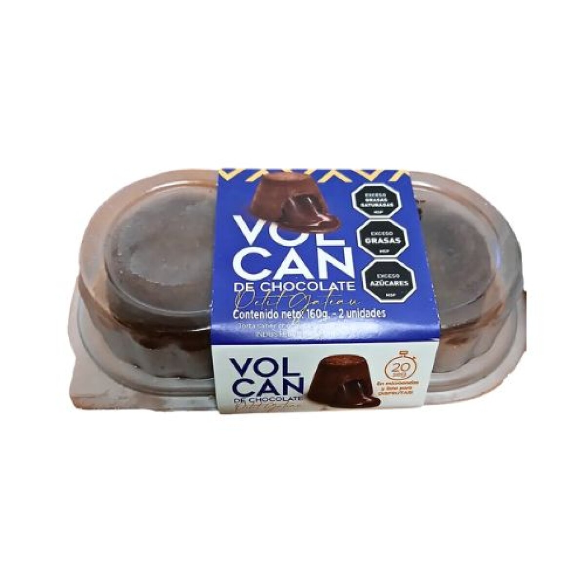 Volcán de Chocolate Graba - 2 ud. - 160 g 