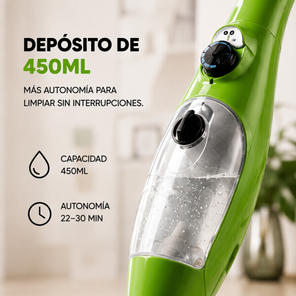 Limpiador A Vapor Goldtech 12 En 1 1300w 450ml Mopa Limpiador A Vapor Goldtech 12 En 1 1300w 450ml Mopa