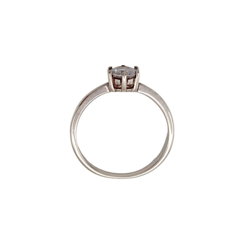 Anillo Solitario-Plata 925-Piedra Zirconia-AN3466 conpiedra
