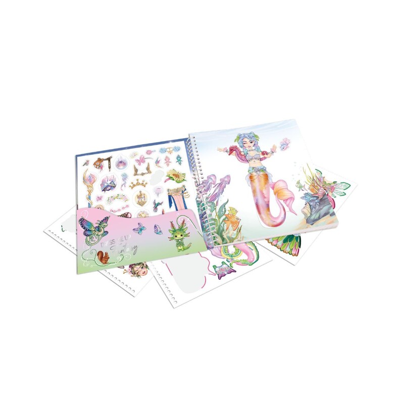 Libro con stickers Top Model - Dress me up Fantasy