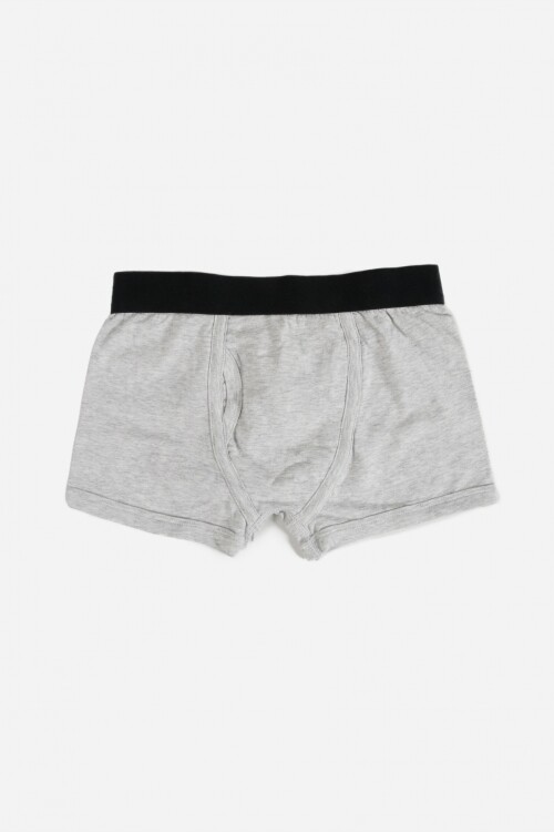 Boxer liso pack x 3 GRIS